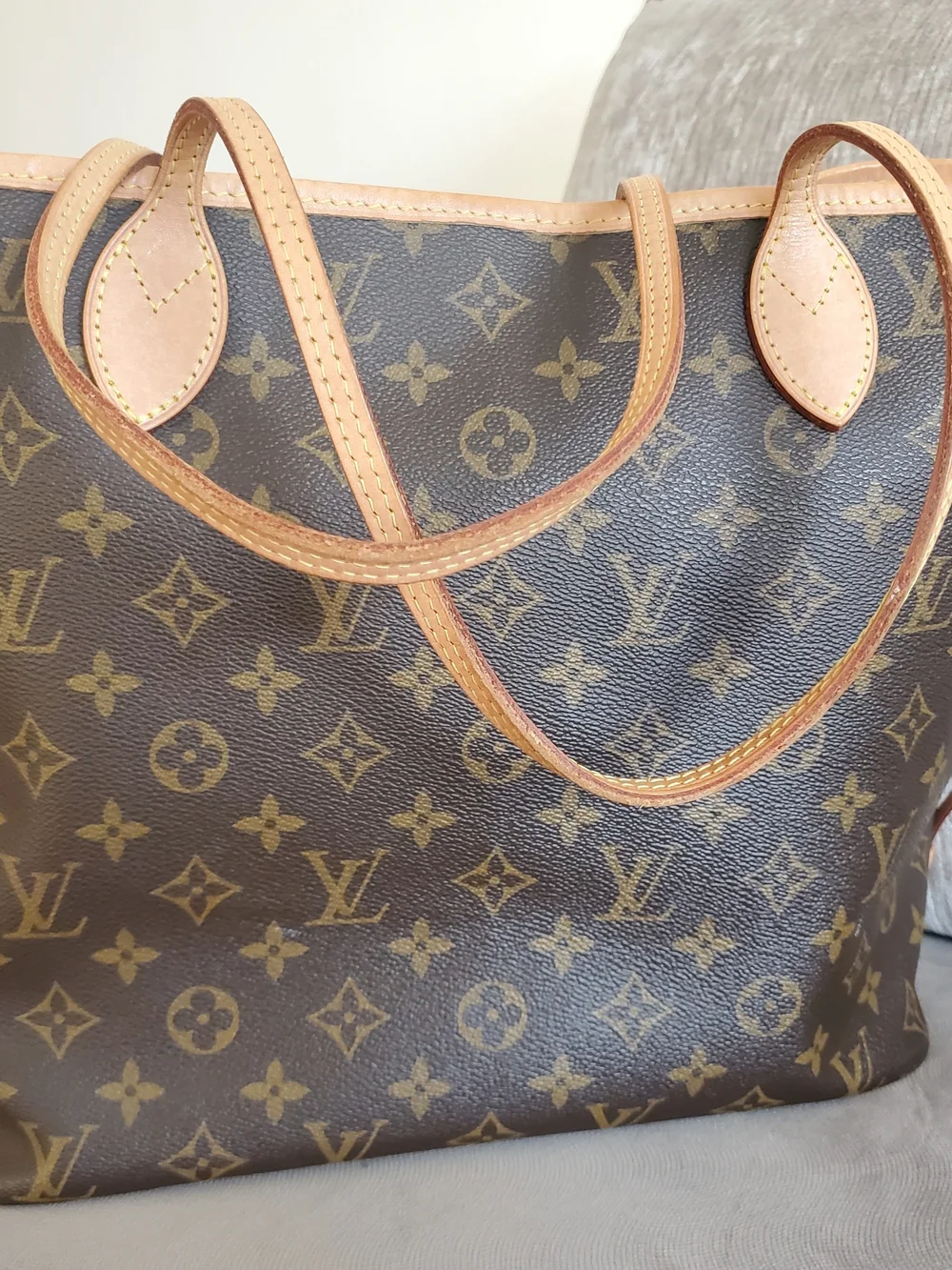 Louis Vuitton Monogram Canvas Brown Tote Bag
